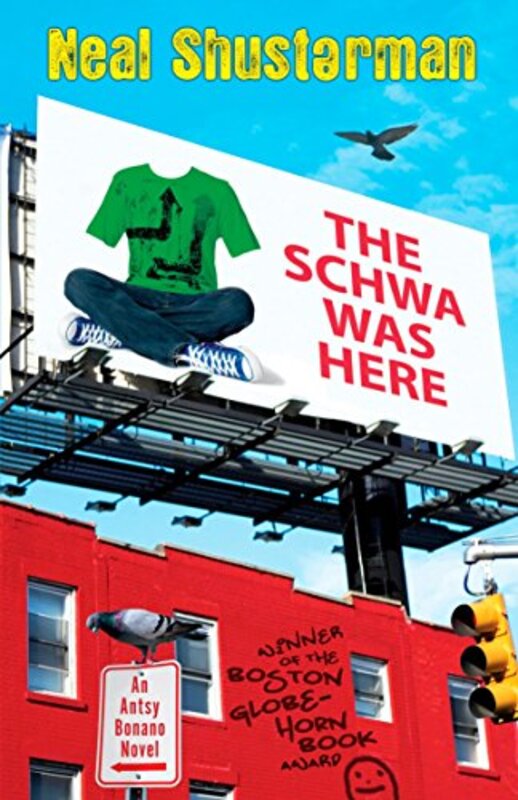 Book cover for "The Schwa Was Here" by Neal Shusterman