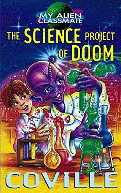 Book cover for "The Science Project Of Doom!" by Bruce Coville
