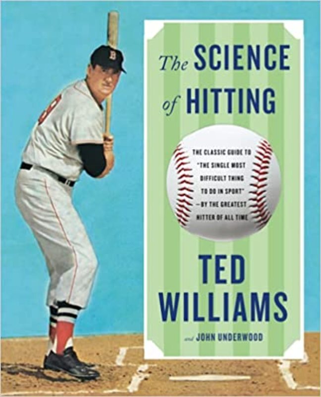 Book cover for "The Science of Hitting" by Ted Williams