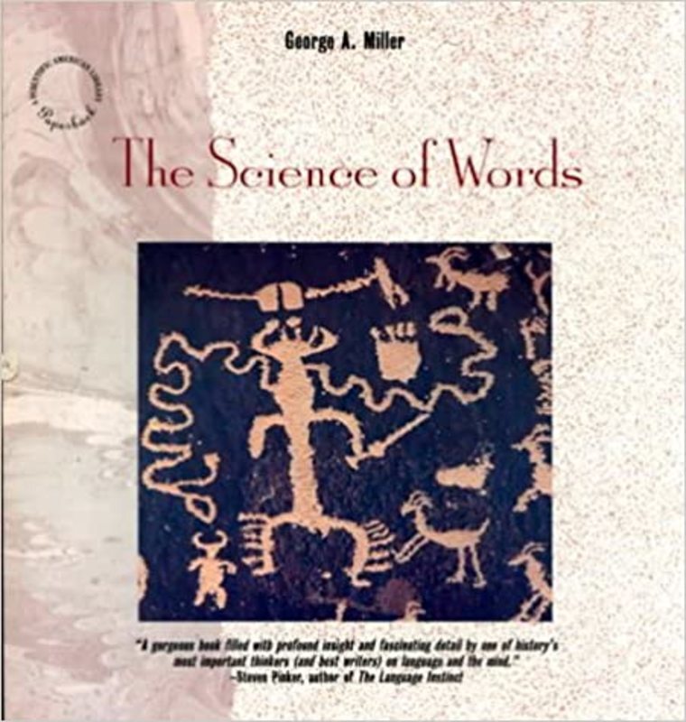 Book cover for "The Science of Words" by George A. Miller