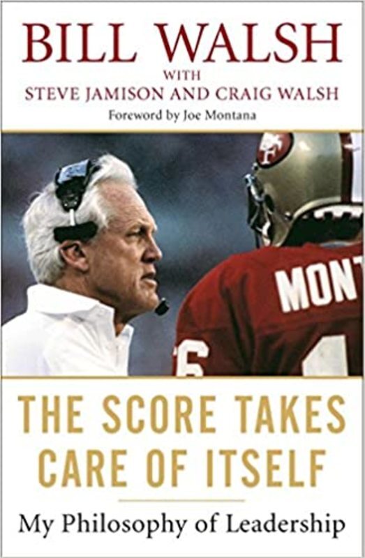 Book cover for "The Score Takes Care of Itself" by Bill Walsh