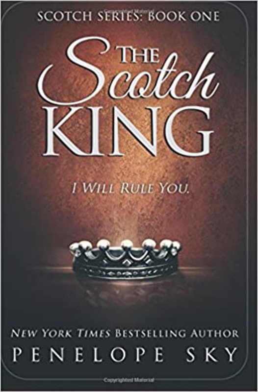 Book cover for "The Scotch King" by Penelope Sky