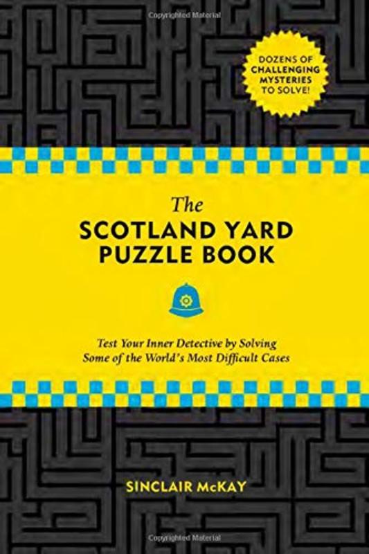 Book cover for "The Scotland Yard Puzzle Book" by Sinclair McKay