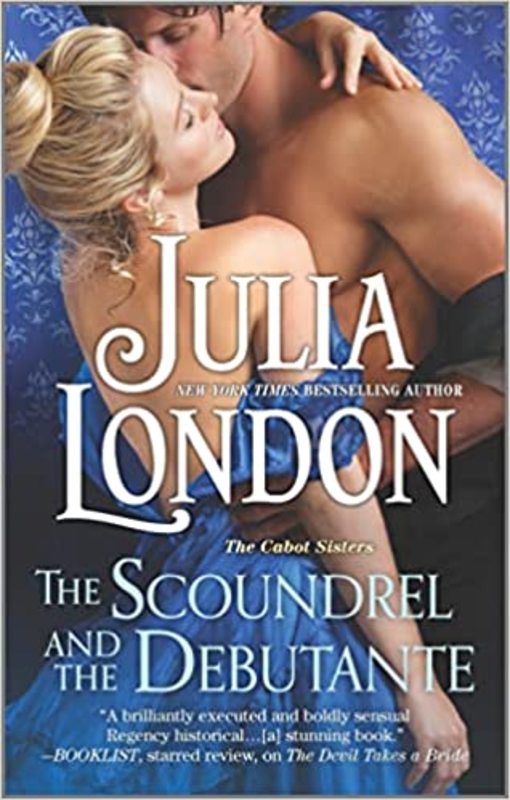 Book cover for "The Scoundrel and the Debutante" by Julia London