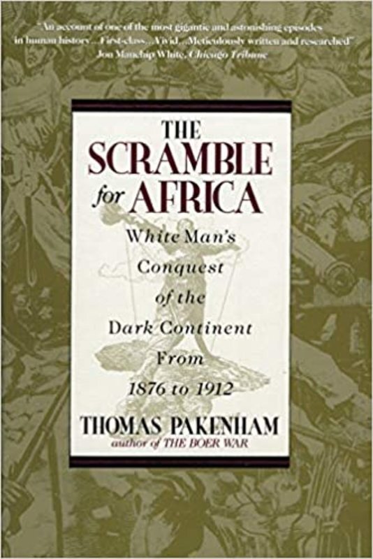 Book cover for "The Scramble for Africa" by Thomas Pakenham