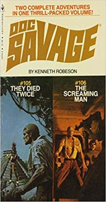 Book cover for "The Screaming Man" by Lester Dent