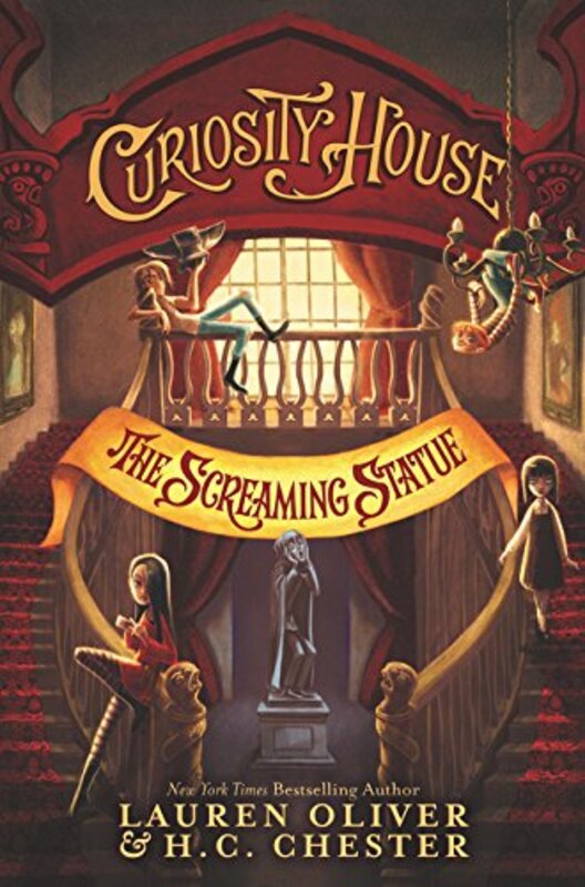 Book cover for "The Screaming Statue" by Lauren Oliver