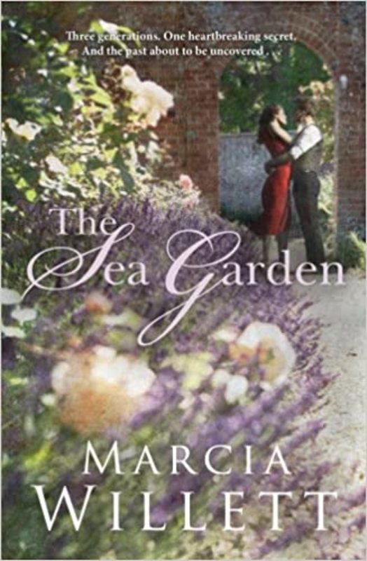 Book cover for "The Sea Garden" by Marcia Willett