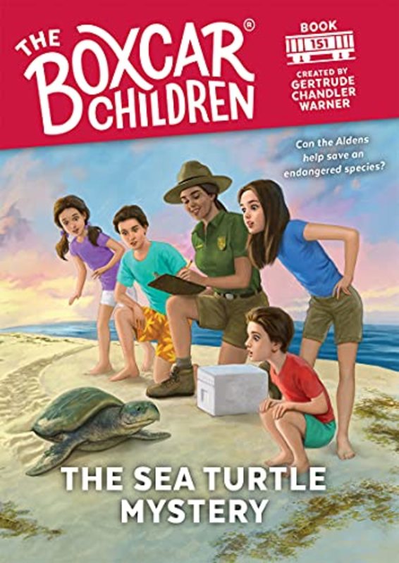 Book cover for "The Sea Turtle Mystery" by Gertrude Chandler Warner