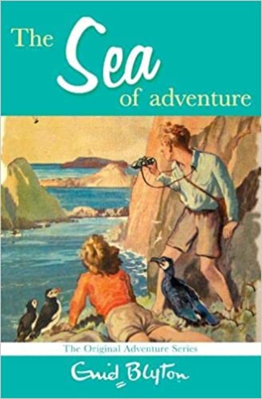 Book cover for "The Sea of Adventure" by Enid Blyton