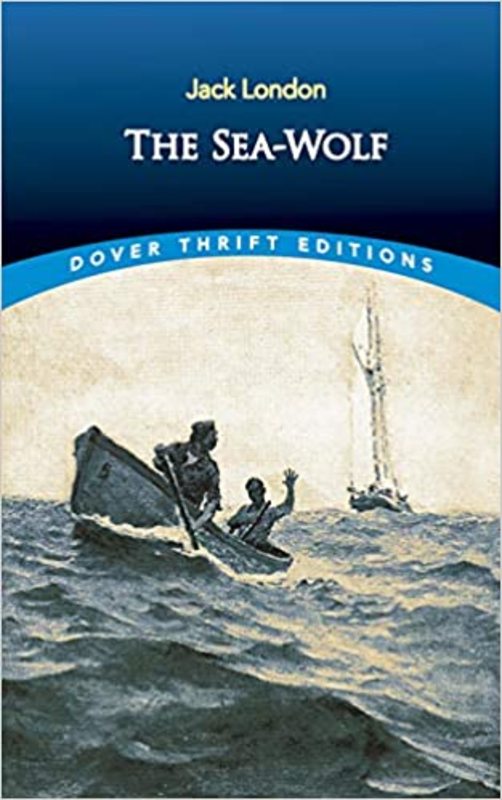 Book cover for "The Sea-Wolf" by Jack London