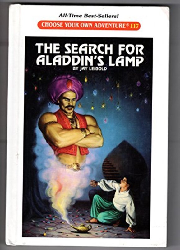Book cover for "The Search For Aladdin's Lamp" by Various