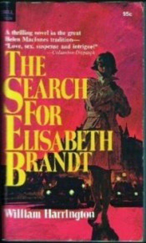 Book cover for "The Search for Elisabeth Brandt" by William Harrington