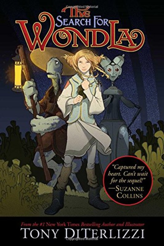 Book cover for "The Search for WondLa" by Tony DiTerlizzi