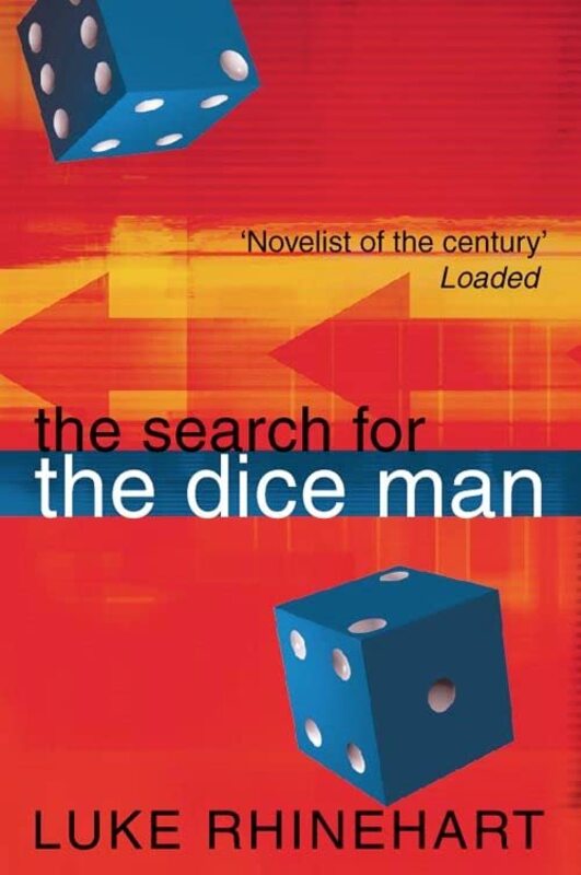 Book cover for "The Search for the Dice Man" by Luke Rhinehart