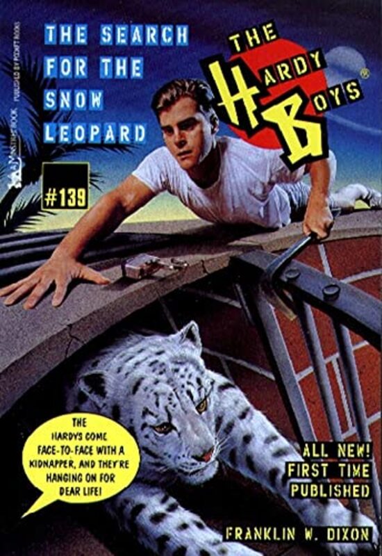 Book cover for "The Search for the Snow Leopard" by Franklin W Dixon