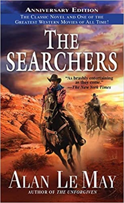 Book cover for "The Searchers" by Alan Le May