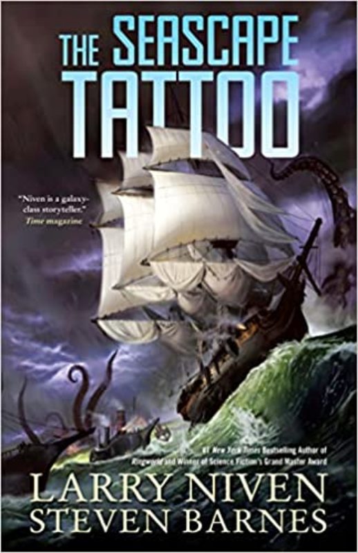Book cover for "The Seascape Tattoo" by Larry Niven