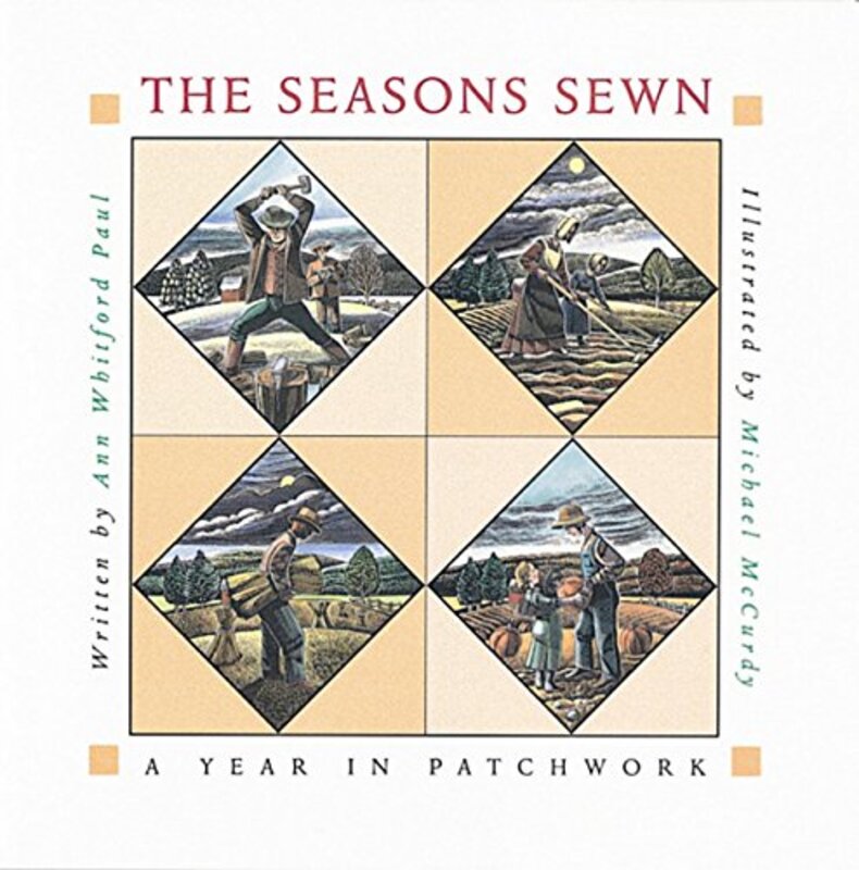 Book cover for "The Seasons Sewn" by Ann Whitford Paul