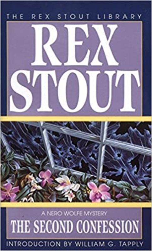 Book cover for "The Second Confession" by Rex Stout