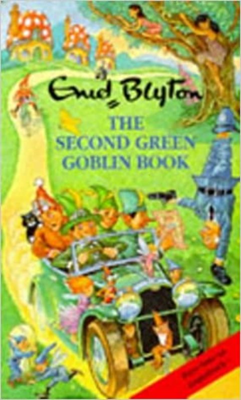 Book cover for "The Second Green Goblin Book" by Enid Blyton