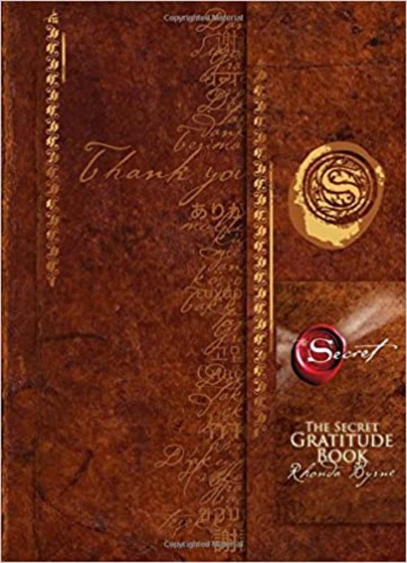 Book cover for "The Secret Gratitude Book" by Rhonda Byrne