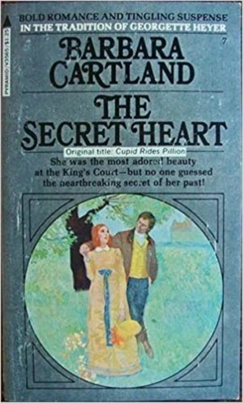 Book cover for "The Secret Heart" by Barbara Cartland