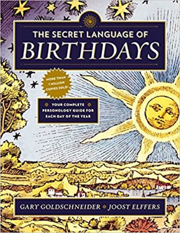 Book cover for "The Secret Language of Birthdays" by Gary Goldschneider