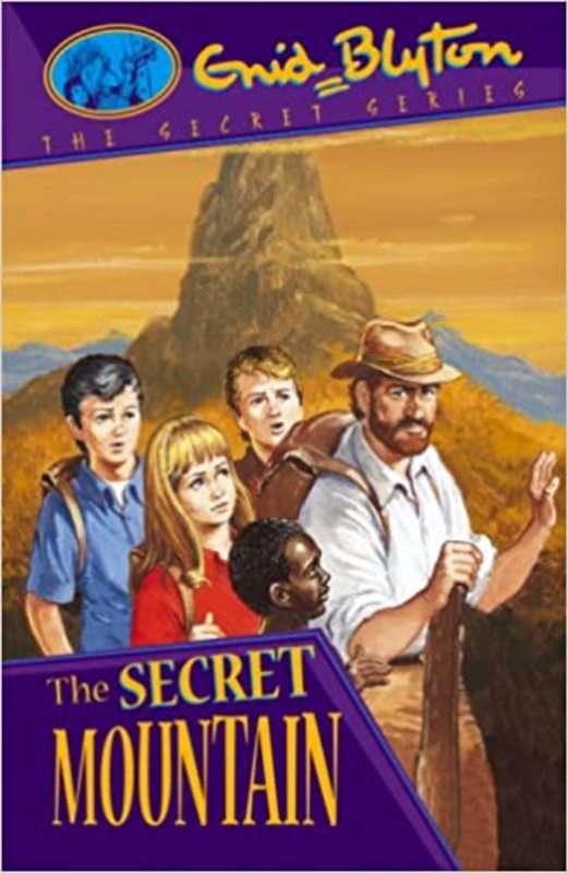 Book cover for "The Secret Mountain" by Enid Blyton