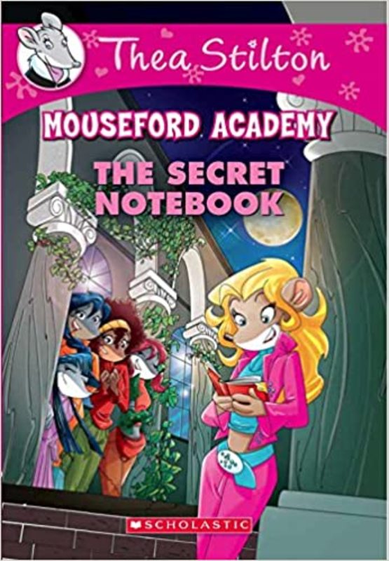 Book cover for "The Secret Notebook" by Thea Stilton