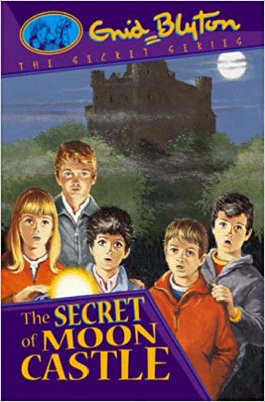 Book cover for "The Secret Of Moon Castle" by Enid Blyton
