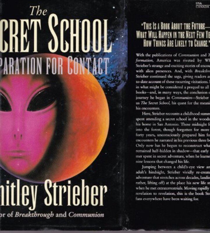 Book cover for "The Secret School" by Whitley Strieber