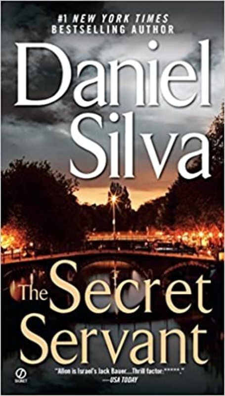 Book cover for "The Secret Servant" by Daniel Silva