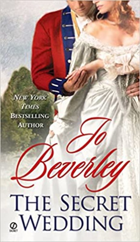 Book cover for "The Secret Wedding" by Jo Beverley