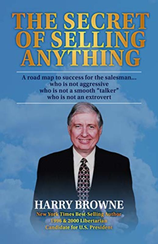 Book cover for "The Secret of Selling Anything" by Harry Browne