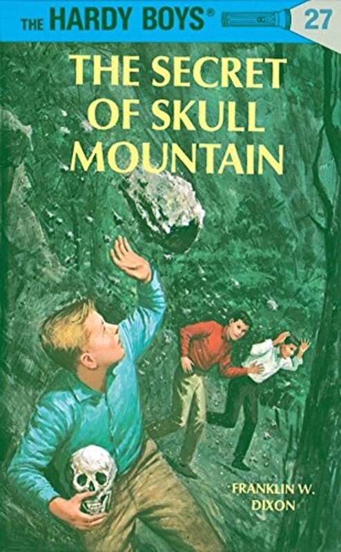 Book cover for "The Secret of Skull Mountain" by Franklin W Dixon