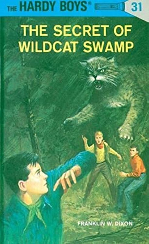 Book cover for "The Secret of Wildcat Swamp" by Franklin W Dixon