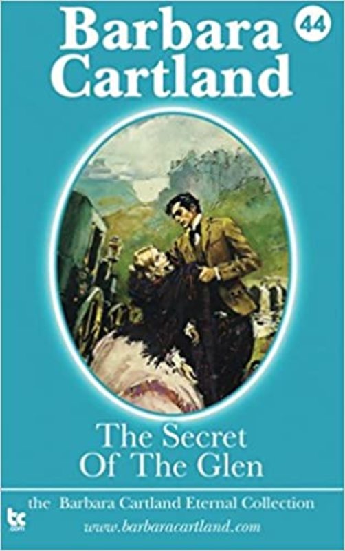 Book cover for "The Secret of the Glen" by Barbara Cartland