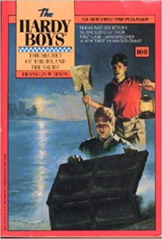 Book cover for "The Secret of the Island Treasure" by Franklin W Dixon