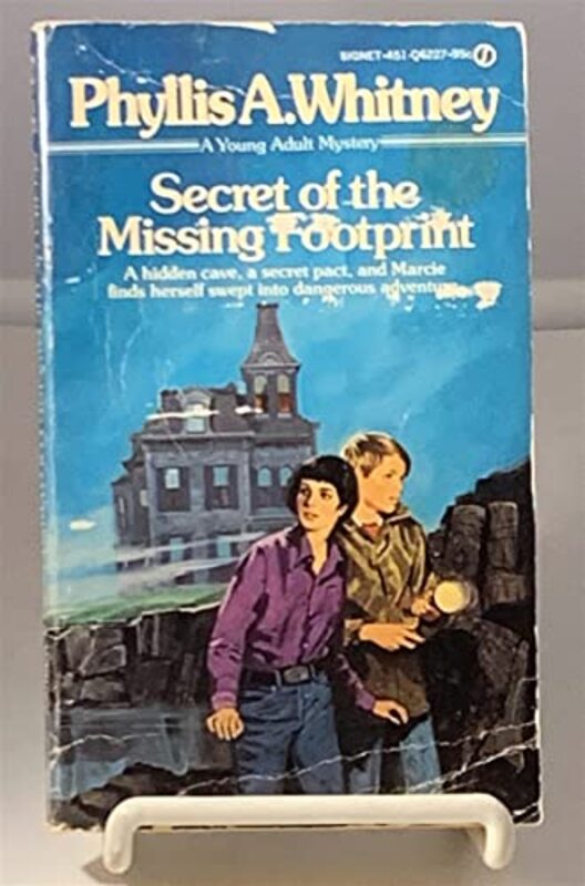Book cover for "The Secret of the Missing Footprint" by Phyllis A Whitney