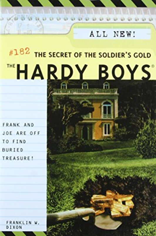 Book cover for "The Secret of the Soldier's Gold" by Franklin W Dixon
