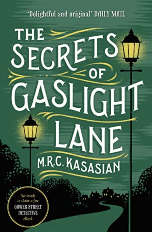 Book cover for "The Secrets of Gaslight Lane" by M R C Kasasian