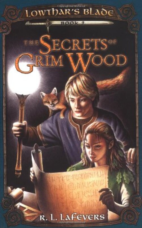 Book cover for "The Secrets of Grim Wood" by R L LaFevers
