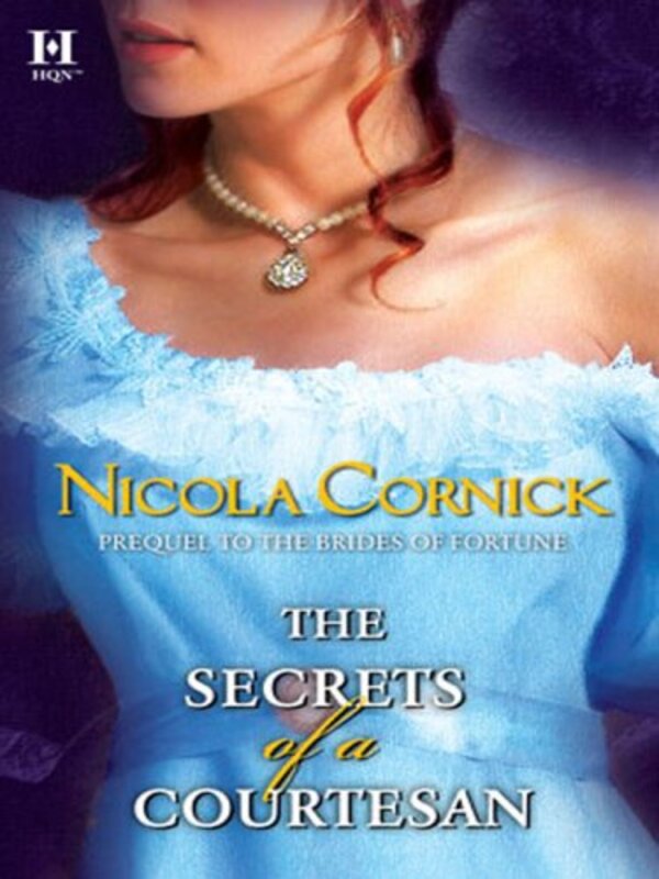 Book cover for "The Secrets of a Courtesan" by Nicola Cornick