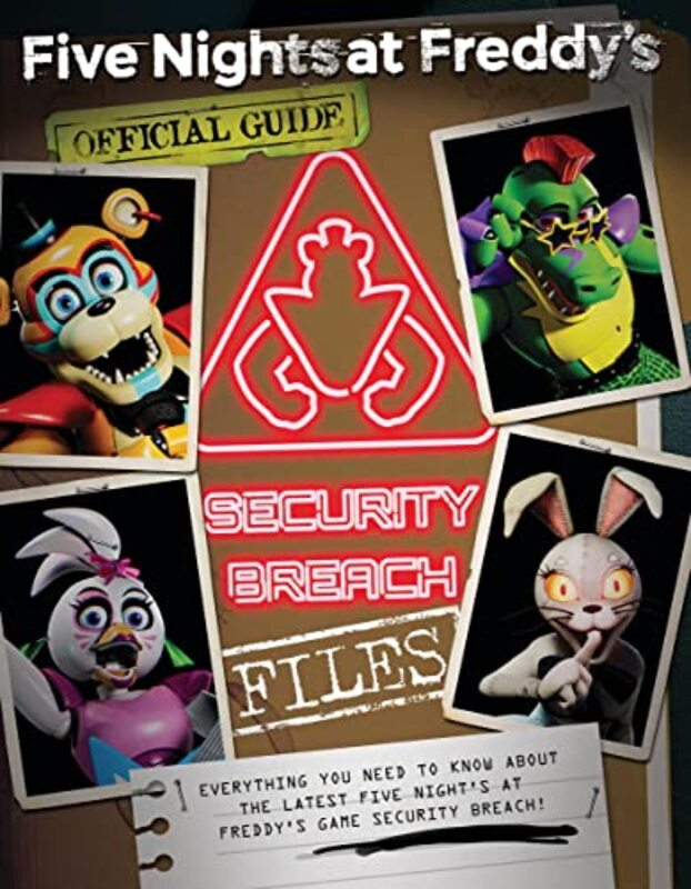 Book cover for "The Security Breach Files" by Scott Cawthon