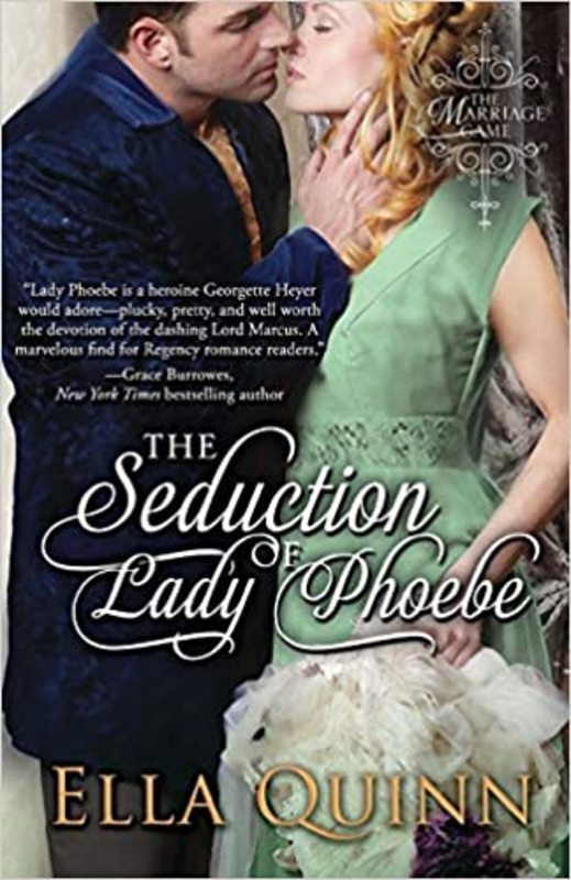 Book cover for "The Seduction of Lady Phoebe" by Ella Quinn