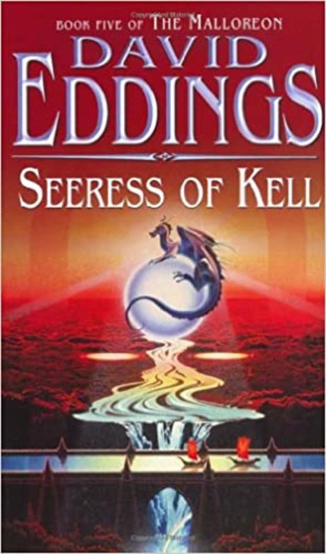 Book cover for "The Seeress of Kell" by David Eddings