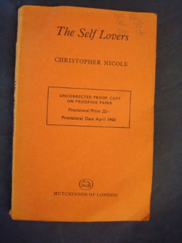 Book cover for "The Self Lovers" by Christopher Nicole