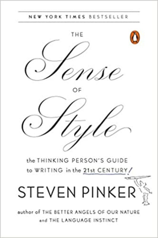 Book cover for "The Sense of Style"