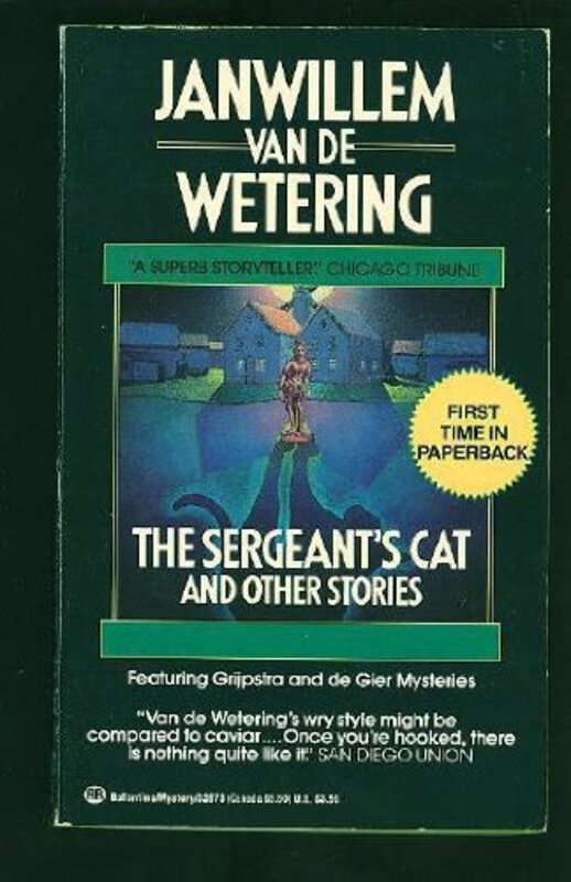 Book cover for "The Sergeant's Cat and Other Stories" by Janwillem van de Wetering